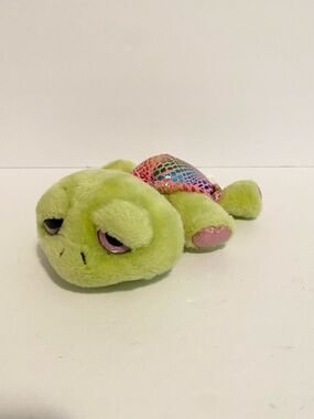 Russ Splash Lil Peepers Turtle Tortoise Big Eyes Plush Stuffed Animal Toy 6”